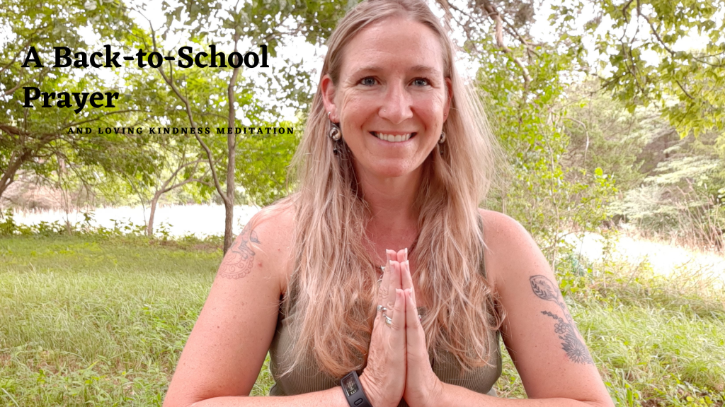 Back to School Prayer Meditation - Cherie Dawn Haas